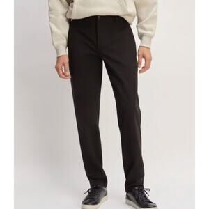 NWT Everlane Mens The Performance Chino Uniform‎ Pants Black 35x28